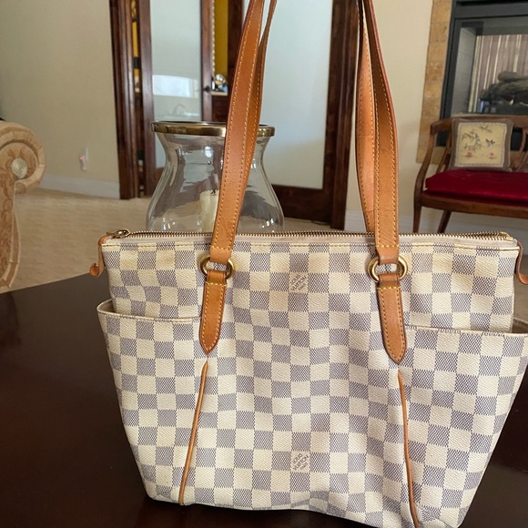 Louis Vuitton Damier Azur Totally Purse PM with original receipt - Picture 10 of 15